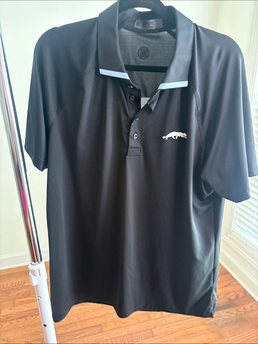 G/FORE Men's Black Golf Jacket with Subtle Logo